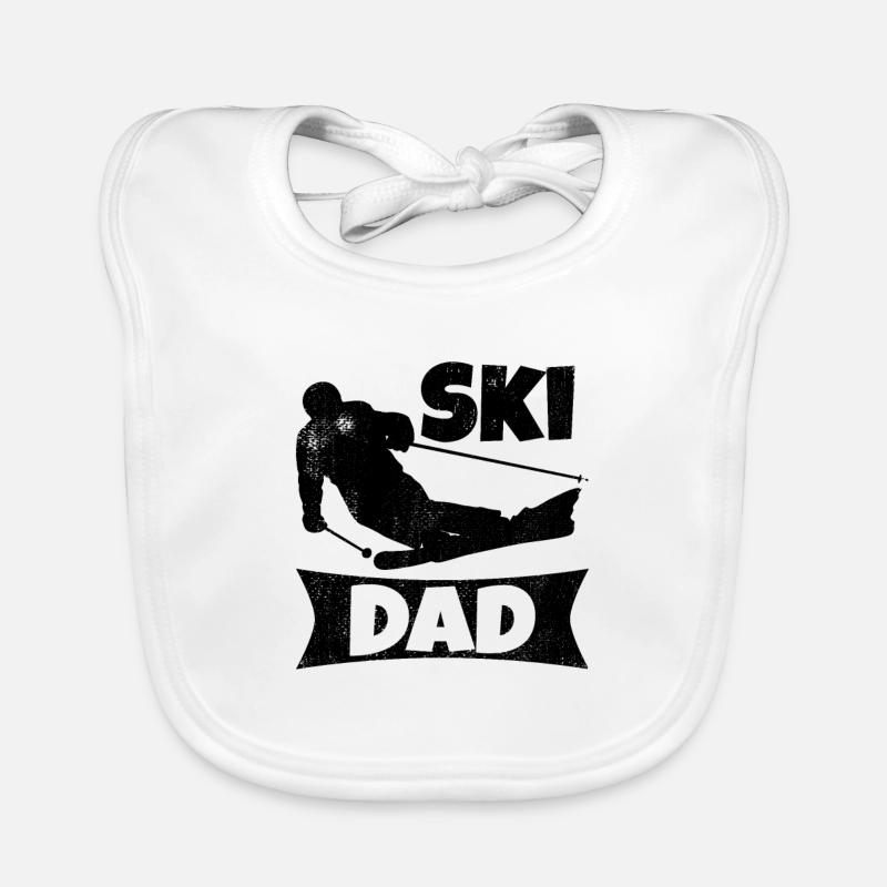 Skier Dad Organic Baby Bibs