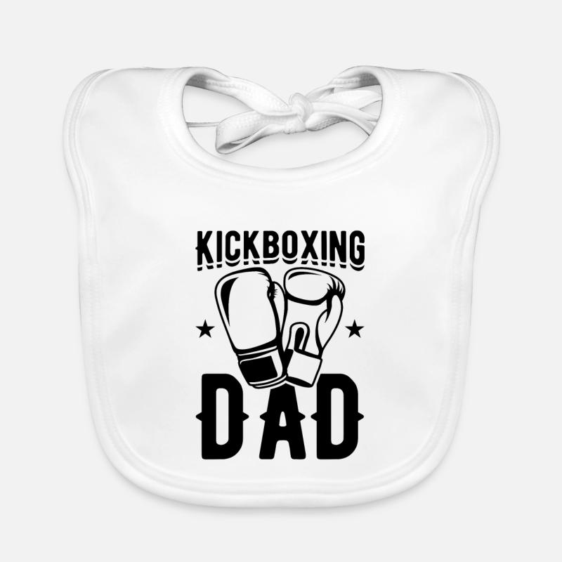 Kickboxer Dad Organic Baby Bibs