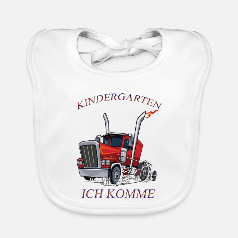 Kindergarten ich komme 2 Baby Bio-Lätzchen