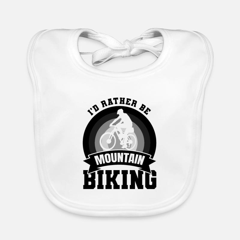Mountainbiker Witz Baby Bio-Lätzchen