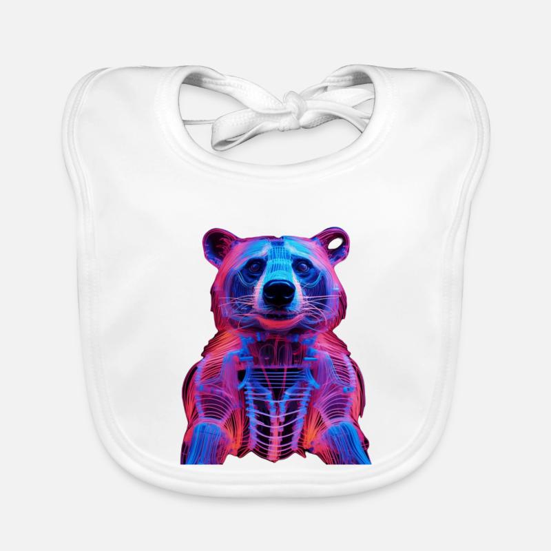 Neon-Hirschkäfer Design Baby Bio-Lätzchen