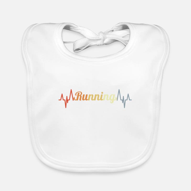 Palpitations cardiaques du coureur Bavoir bio Bébé