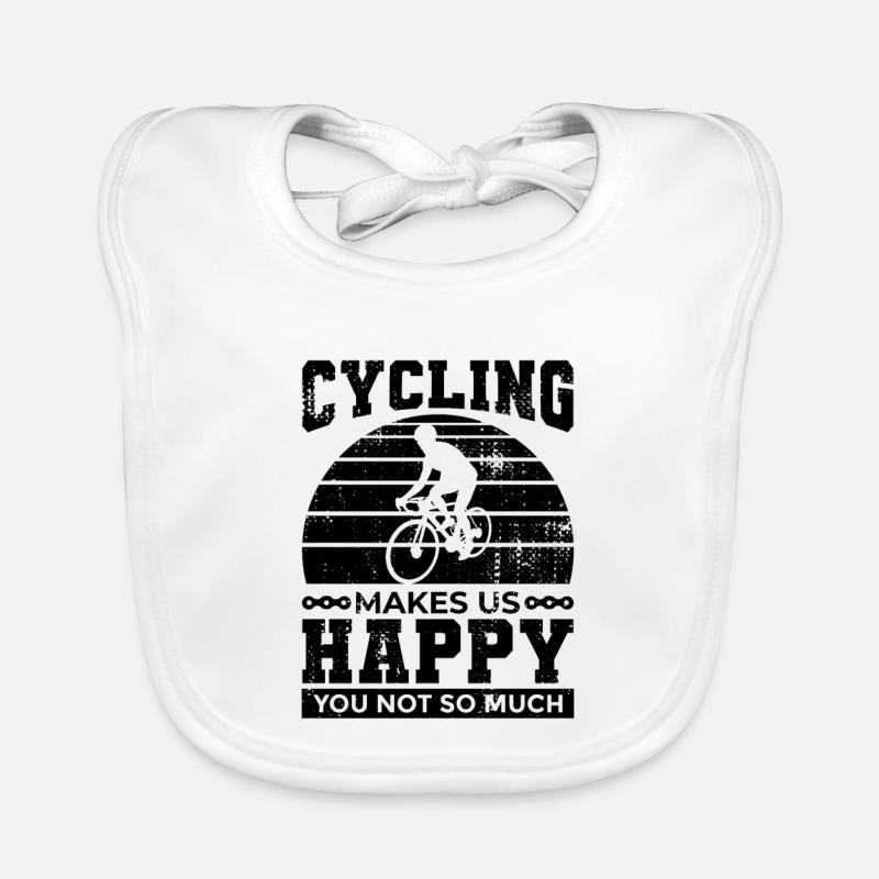 Dire cyclisme Bavoir bio Bébé