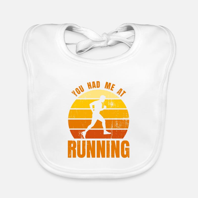 Running lover Organic Baby Bibs