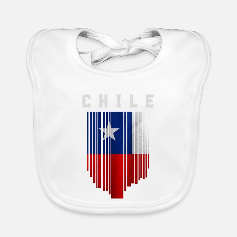 Flagge von Chile Baby Bio-Lätzchen
