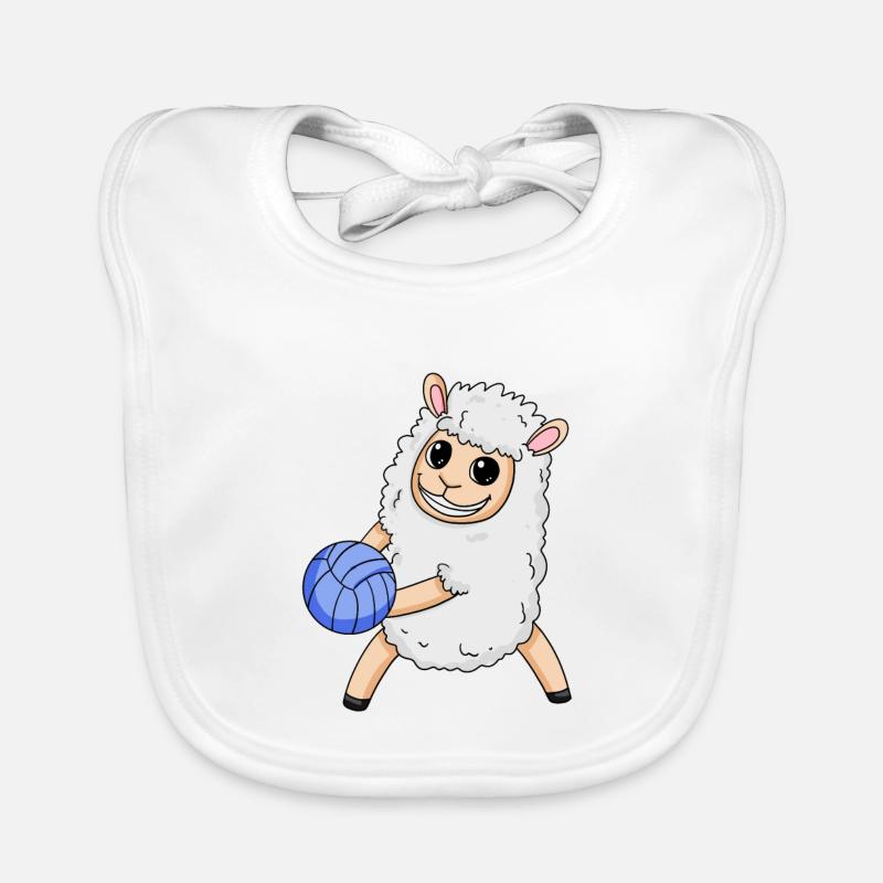 Mouton de volley-ball Bavoir bio Bébé