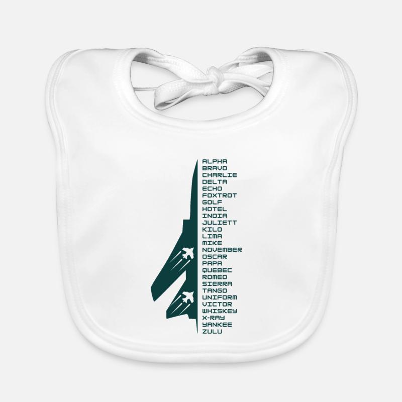 Phonetic alphabet Organic Baby Bibs