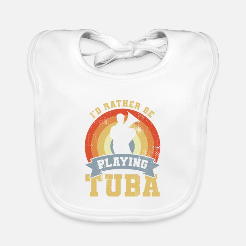 Tuba Zitat Baby Bio-Lätzchen