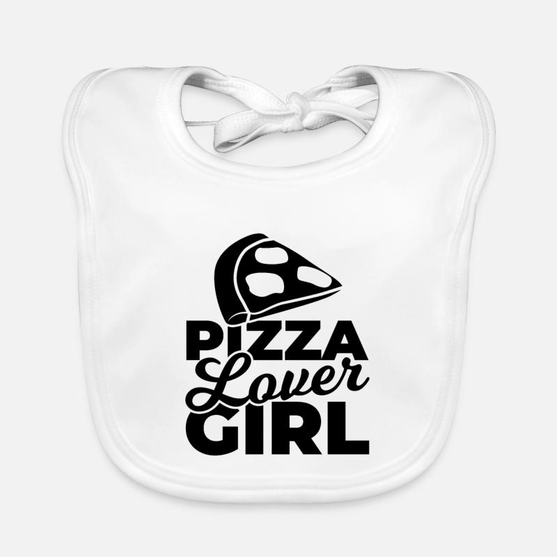 Pizza Lover Organic Baby Bibs