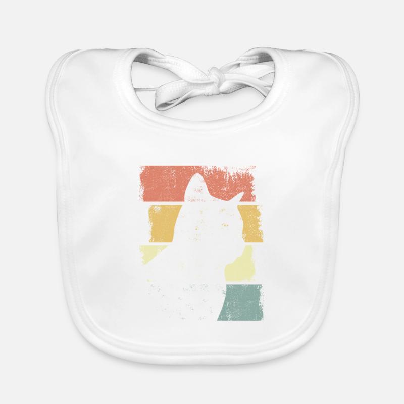 Katze Skizze Baby Bio-Lätzchen