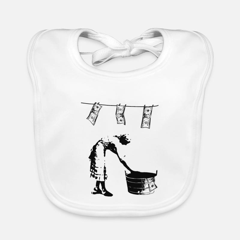 Graffiti, blanchiment d’argent et grand-mère Bavoir bio Bébé