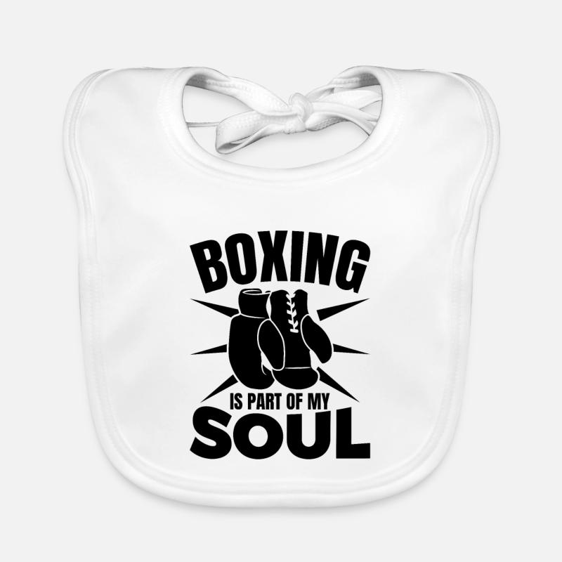 Boxer Motivation Organic Baby Bibs