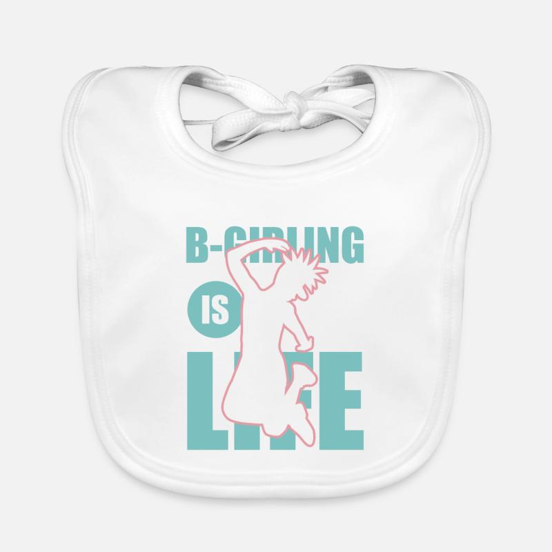 Fille de breakdance Bavoir bio Bébé