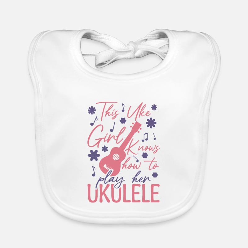 Fille Uke Bavoir bio Bébé