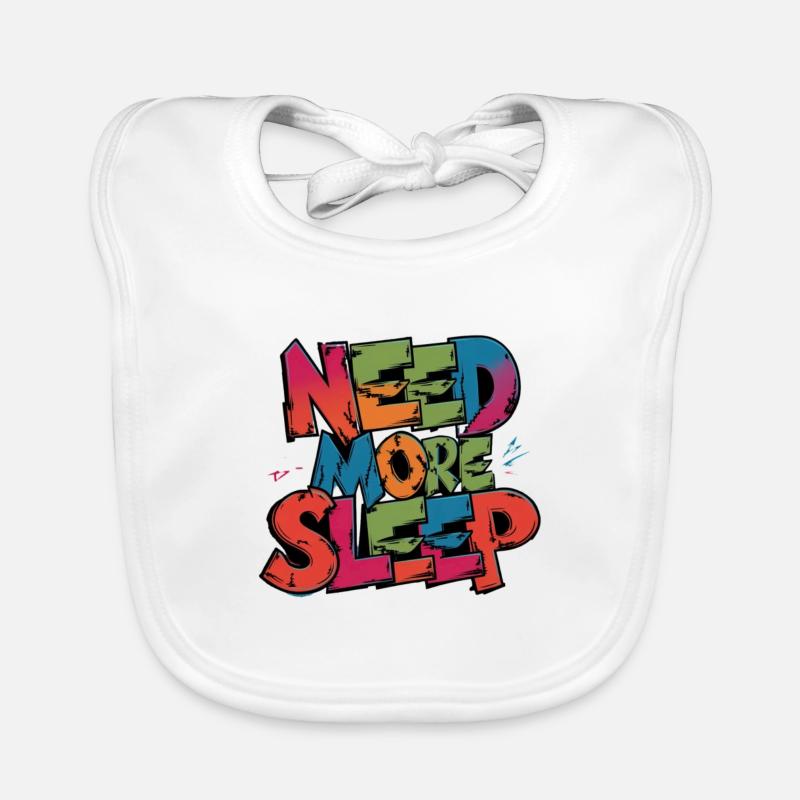 always sleeping need more sleep Baby Bio-Lätzchen