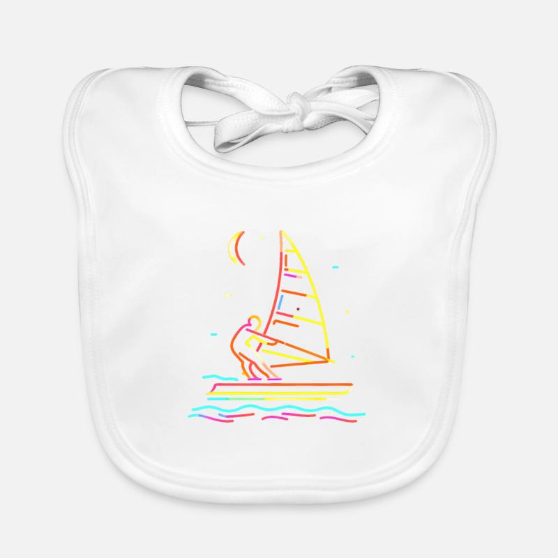 Windsurfing Steamwave Organic Baby Bibs