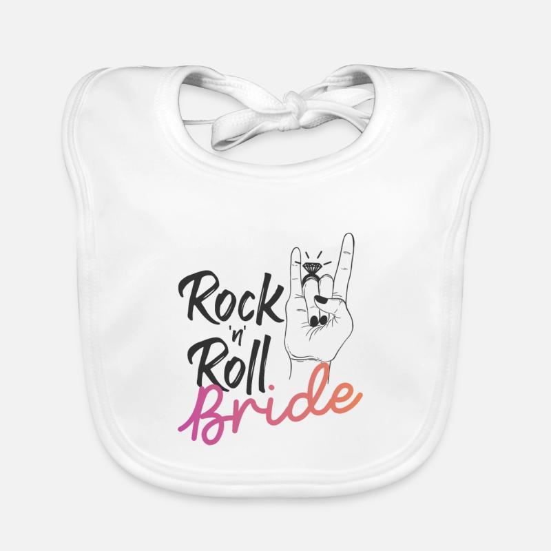 Rock 'n' Roll Bride Baby Bio-Lätzchen