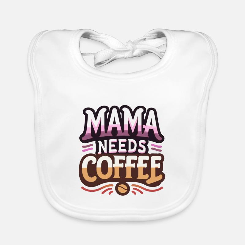 Mama braucht Kaffee Baby Bio-Lätzchen