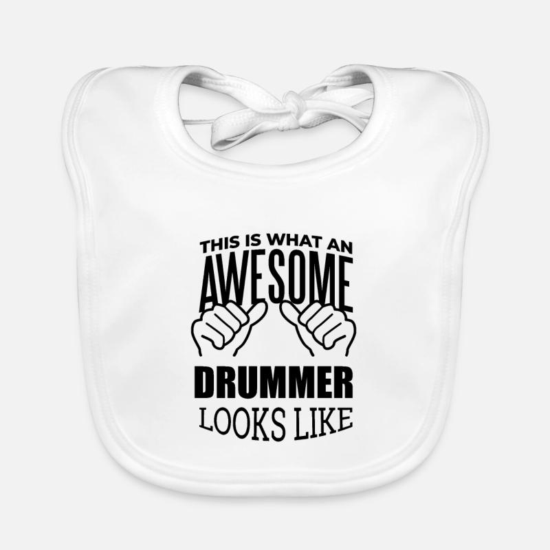Drummer Organic Baby Bibs