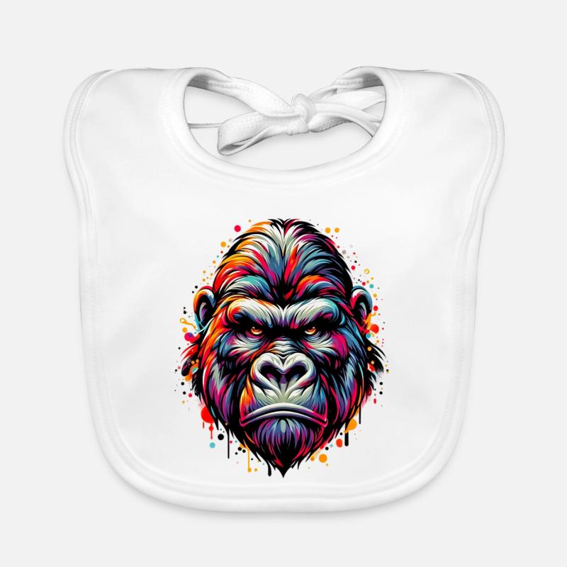 Gorilla Baby Bio-Lätzchen