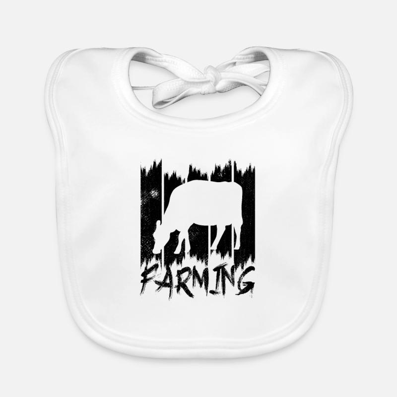 Cattle breeding Organic Baby Bibs