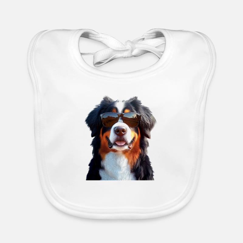 Berner Sennenhund Süße Hunde Schweizer Sennenhunde Baby Bio-Lätzchen