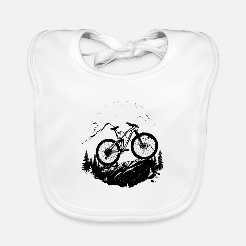 Fahrradfahrer Baby Bio-Lätzchen