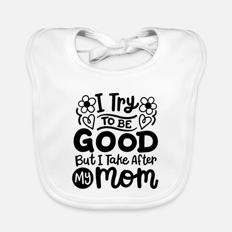 Mutter Tochter Sohn Kinder Baby Bio-Lätzchen