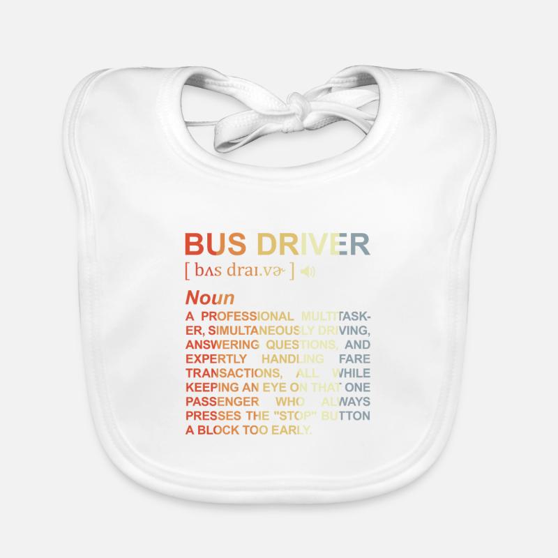 Signification du chauffeur de bus Bavoir bio Bébé