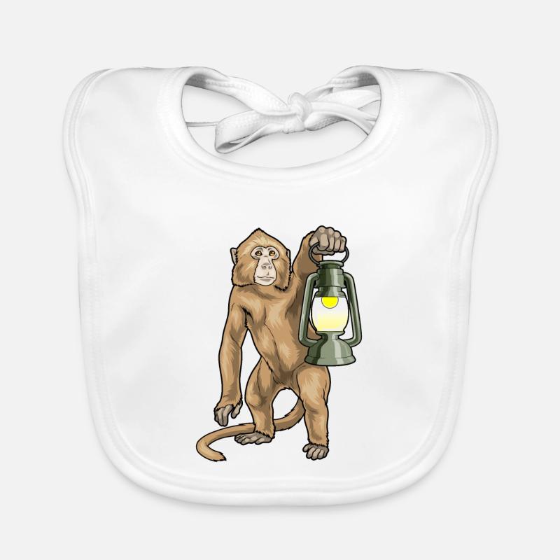 Lanterne Singe Bavoir bio Bébé