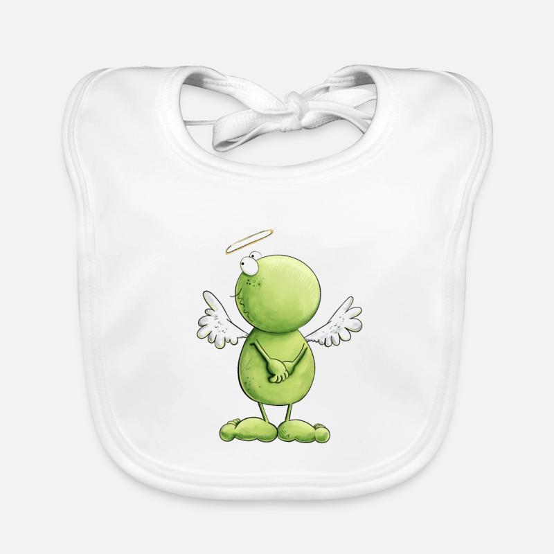 Frog Angel Innocence Organic Baby Bibs