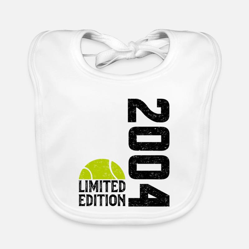 20e Anniversaire 2004 Édition Limitée Tennis Bavoir bio Bébé