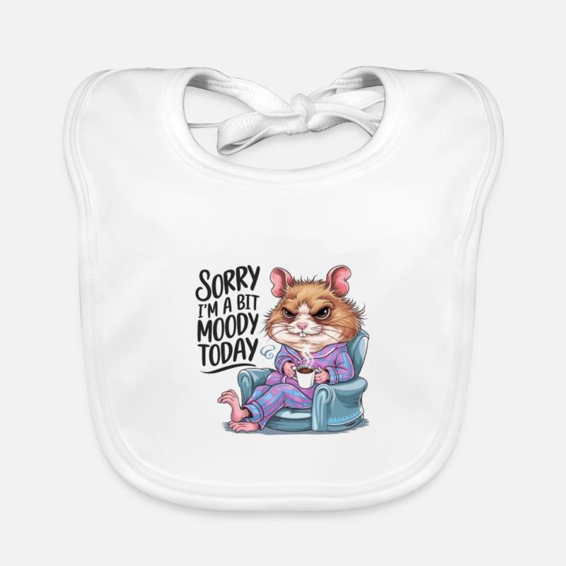 Launisch Hamster Grummelig Morgenmuffel Kaffee Baby Bio-Lätzchen