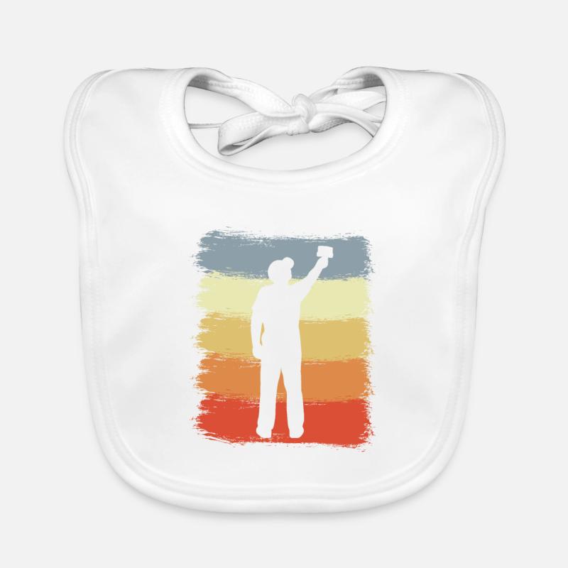 Painter Retro Look Organic Baby Bibs