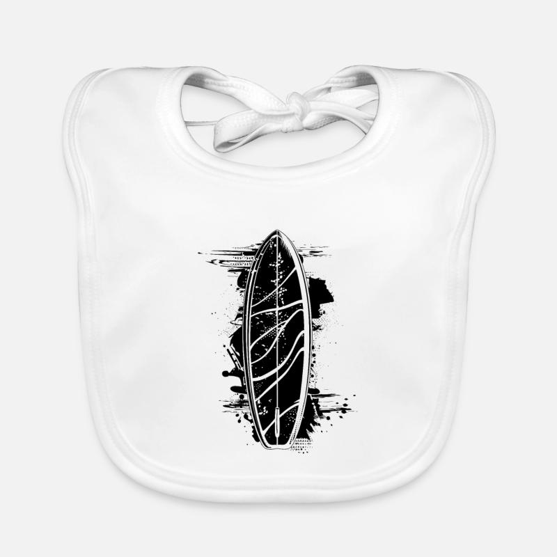 Surfbrett Baby Bio-Lätzchen