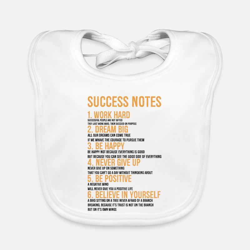 Success Notes Organic Baby Bibs