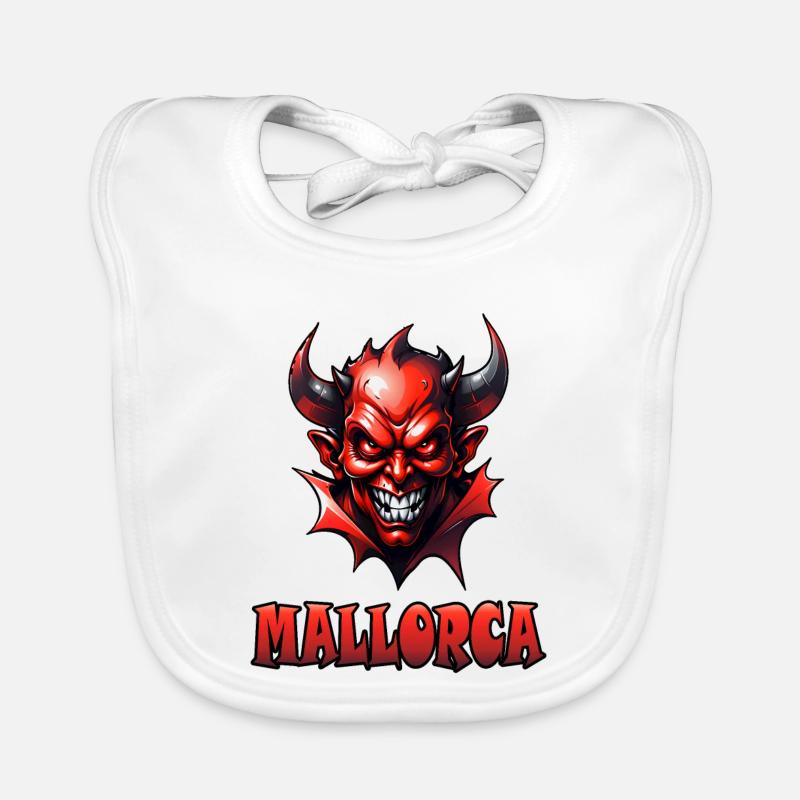 Majorque avec Red Devil Bavoir bio Bébé