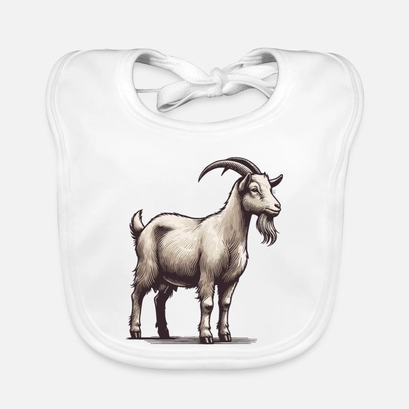 Chèvre Bavoir bio Bébé