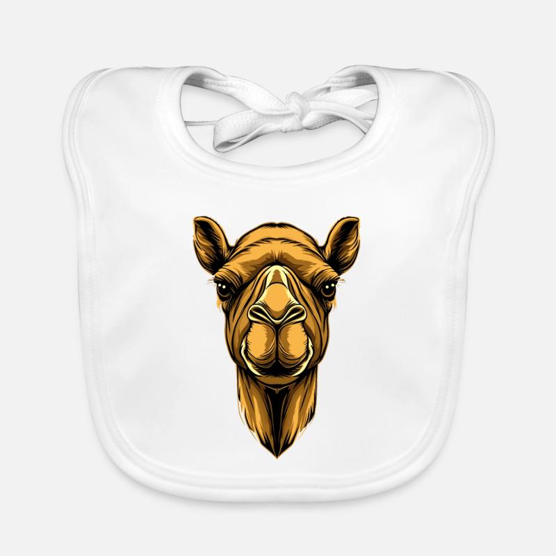 Kamel Dromedar Trampeltier Camel Geschenk Kamele Baby Bio-Lätzchen