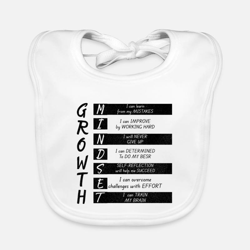 GROWTH MINDEST Organic Baby Bibs