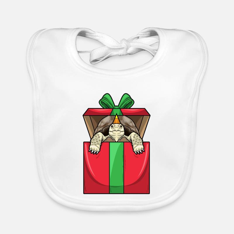 Turtle Birthday Package Organic Baby Bibs
