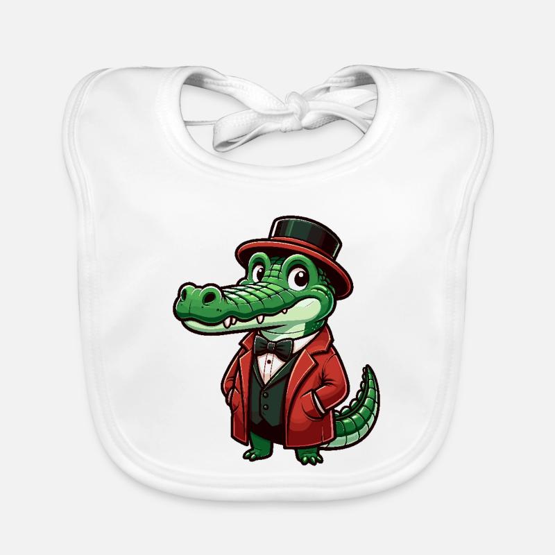 Crocodile Russian in Russian Russian Crocodiles Organic Baby Bibs