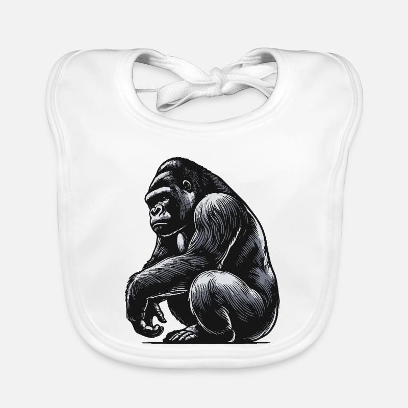 Gorilla Baby Bio-Lätzchen