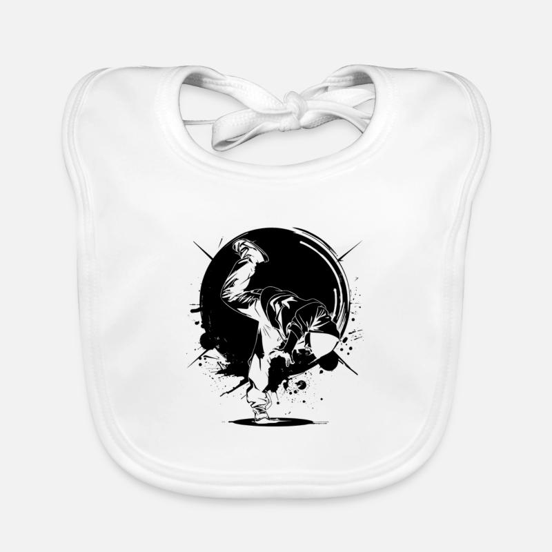 Breakdancer Organic Baby Bibs