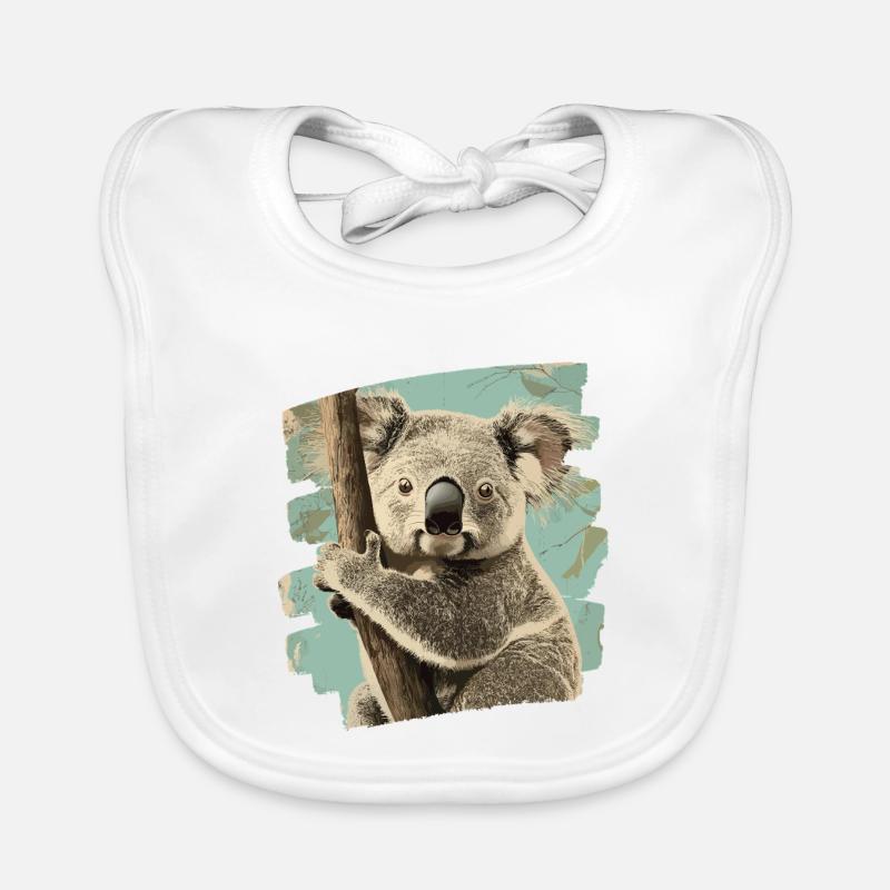 Ours Koala Bavoir bio Bébé