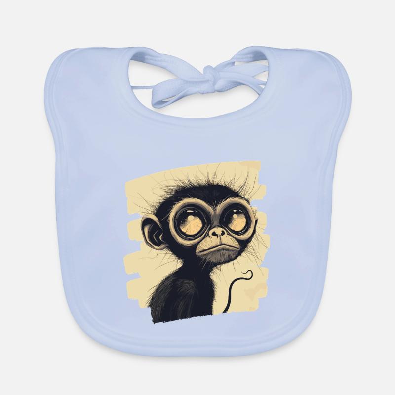 Affe Baby Bio-Lätzchen