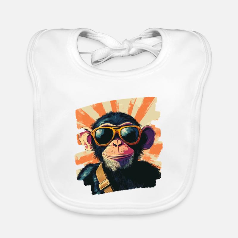 Affe Baby Bio-Lätzchen
