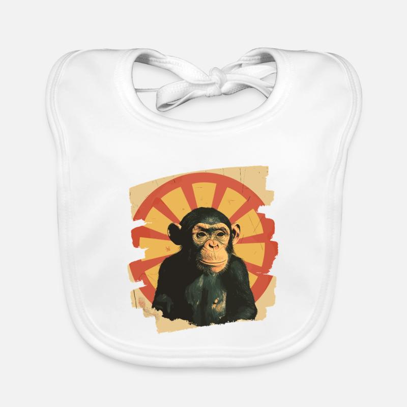 Affe Baby Bio-Lätzchen