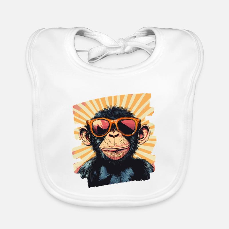 Affe Baby Bio-Lätzchen