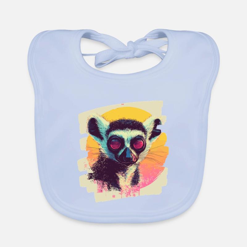 Lémurien Bavoir bio Bébé